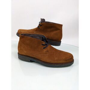 Donald J. Pliner Levi Chukka Boots Calf Suede Cognac‎ Size 12M